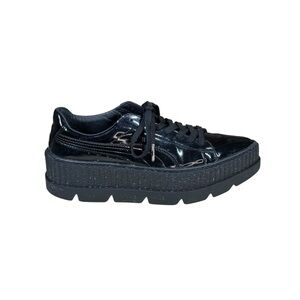 Puma X Fenty Rhianna Pointy Patent Leather Black Creepers
